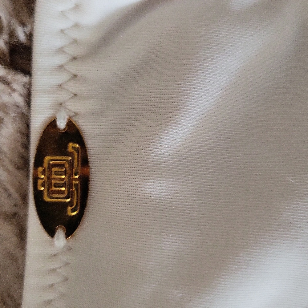 Vintage Sexy JLO Cream/White String Bikini W/ Gold Beaded Detail🤍 RARE - Picture 6 of 6